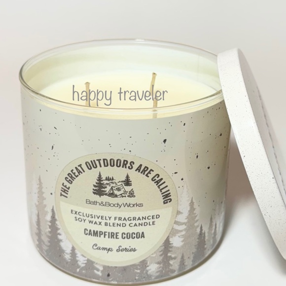 CAMPFIRE COCOA 3 Wick Candle - Picture 2 of 3